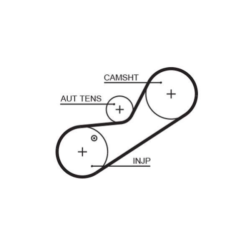 Zahnriemensatz Gates K025547XS Powergrip™ für Für Fahrzeuge Mit Klimaanlage