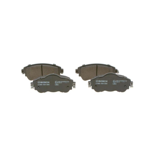 Bremsbelagsatz Scheibenbremse Bosch 0986494690 f&uuml;r Citro&euml;n Peugeot Vorderachse