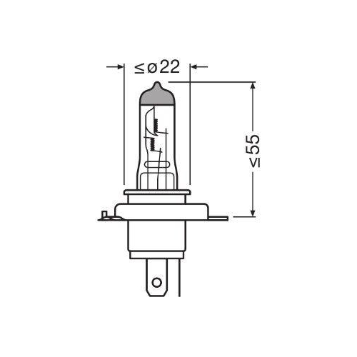 Gl&uuml;hlampe Fernscheinwerfer Ams-osram 64193NL-1BL Night Breaker&reg; Laser f&uuml;r