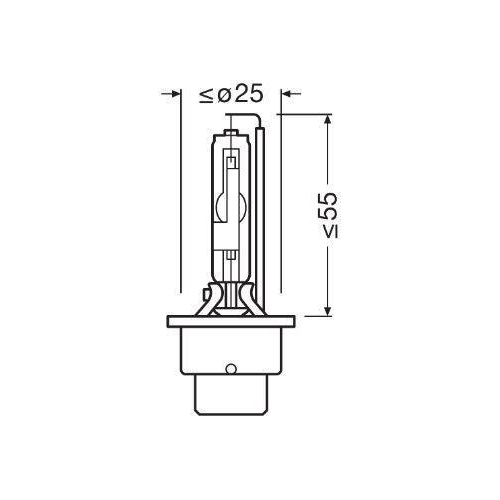 Gl&uuml;hlampe Fernscheinwerfer Ams-osram 66250CBN f&uuml;r