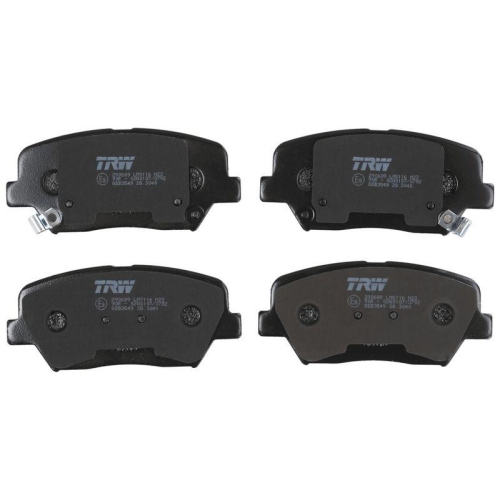 Bremsbelagsatz Scheibenbremse Trw GDB3549 Cotec f&uuml;r Hyundai Kia Kia (dyk)