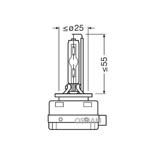 Glühlampe Fernscheinwerfer Ams-osram 66140 Xenarc® Original für Jenbacher