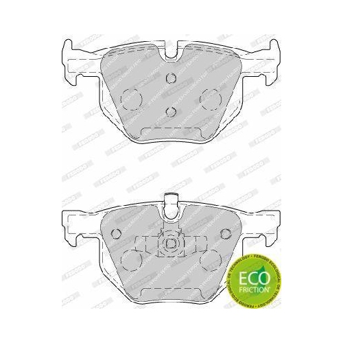 Bremsbelagsatz Scheibenbremse Ferodo FDB1808 Premier Eco Friction f&uuml;r Bmw