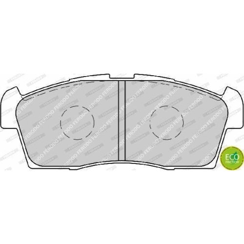 Brake Pad Set Disc Brake Ferodo FDB1812 Premier Eco Friction for Citro&euml;n Peugeot