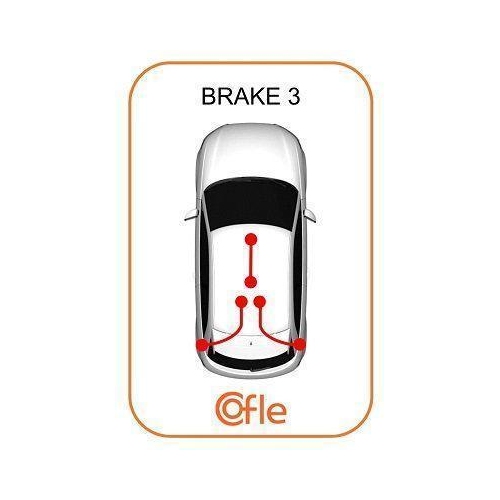 Seilzug Feststellbremse Cofle 10.7816 für Porsche Hinten Links Hinten Rechts