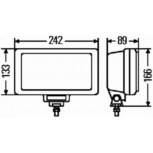Nebelscheinwerfer Hella 1NE 006 300-051 f&uuml;r Daf Fruehauf Iveco Man Mitsubishi