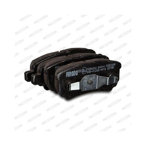 Bremsbelagsatz Scheibenbremse Ferodo FDB1839 Premier Eco Friction f&uuml;r Chrysler