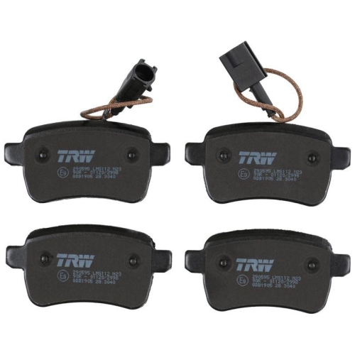 Bremsbelagsatz Scheibenbremse Trw GDB1905 Cotec f&uuml;r Alfa Romeo Fiat Hinterachse