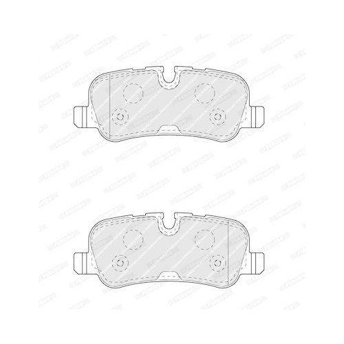 Bremsbelagsatz Scheibenbremse Ferodo FDB4105 Premier f&uuml;r Land Rover Hinterachse