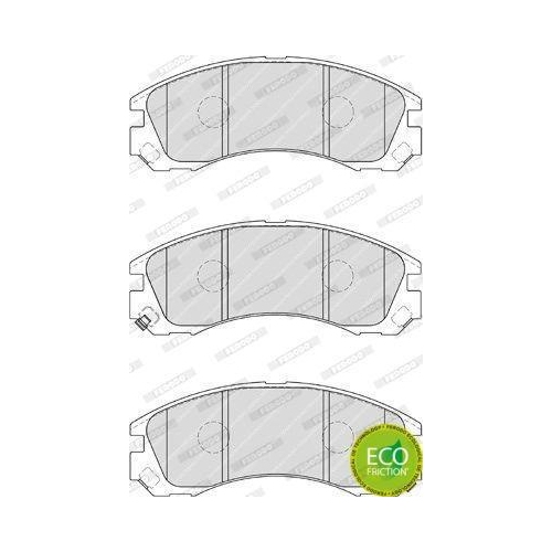 Bremsbelagsatz Scheibenbremse Ferodo FDB1993 Premier Eco Friction f&uuml;r Citro&euml;n
