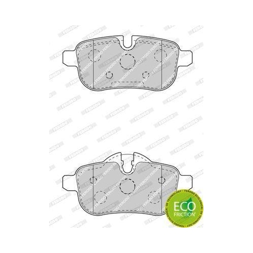 Bremsbelagsatz Scheibenbremse Ferodo FDB4401 Premier Eco Friction f&uuml;r Bmw