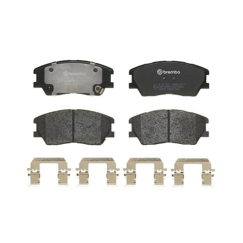 Bremsbelagsatz Scheibenbremse Brembo P30121 Prime Line f&uuml;r Kia Vorderachse