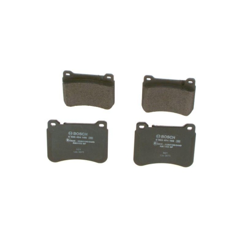 Bremsbelagsatz Scheibenbremse Bosch 0986494166 f&uuml;r Mercedes Benz Mercedes Benz