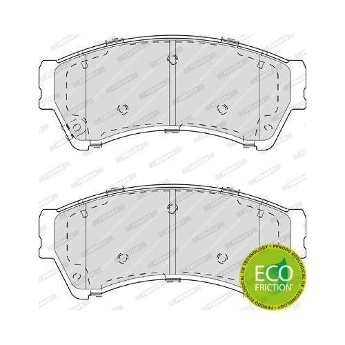 Bremsbelagsatz Scheibenbremse Ferodo FDB4062 Premier Eco Friction f&uuml;r Mazda