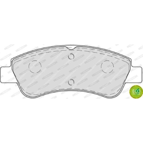 Bremsbelagsatz Scheibenbremse Ferodo FDB4066 Premier Eco Friction f&uuml;r Citro&euml;n DS