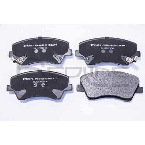 Bremsbelagsatz Scheibenbremse Red-line 27KI072 f&uuml;r Hyundai Kia Vorderachse