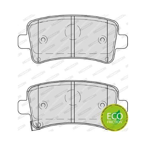 Bremsbelagsatz Scheibenbremse Ferodo FDB4209 Premier Eco Friction f&uuml;r Opel Saab