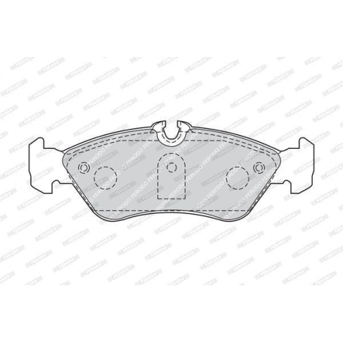Bremsbelagsatz Scheibenbremse Ferodo FVR1876 Premier Eco Friction f&uuml;r VW
