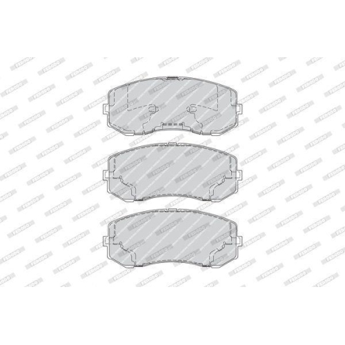 Bremsbelagsatz Scheibenbremse Ferodo FVR4314 Premier Eco Friction f&uuml;r Mitsubishi