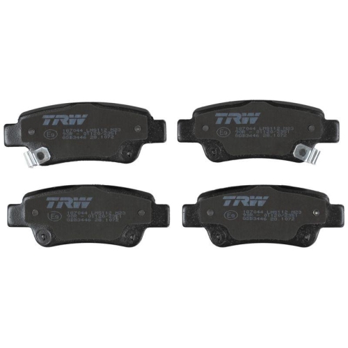 Bremsbelagsatz Scheibenbremse Trw GDB3446 Cotec f&uuml;r Honda Hinterachse