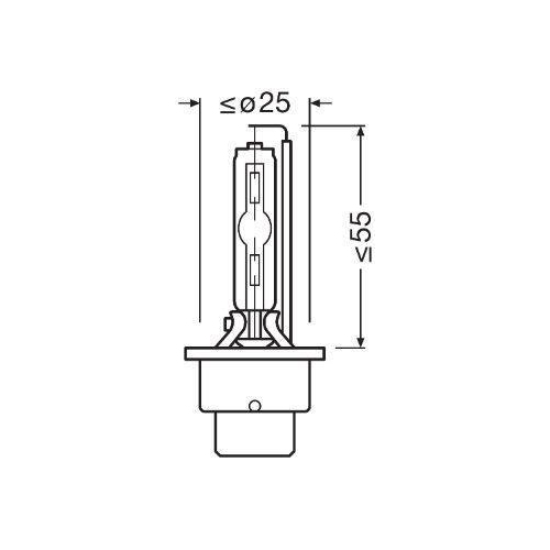 Gl&uuml;hlampe Fernscheinwerfer Ams-osram 66240CBN f&uuml;r