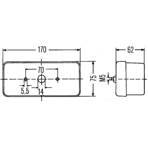 Heckleuchte Hella 2SD 002 582-011 f&uuml;r Aebi Audi International Harv. Volvo VW O&k