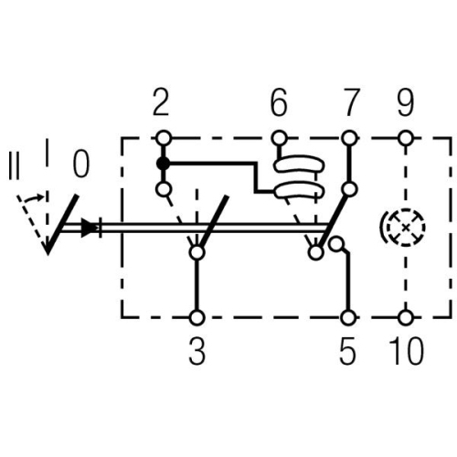 Schalter Hella 6RH 004 570-331 für Goldhofer Hyster Valmet Linde Vdl