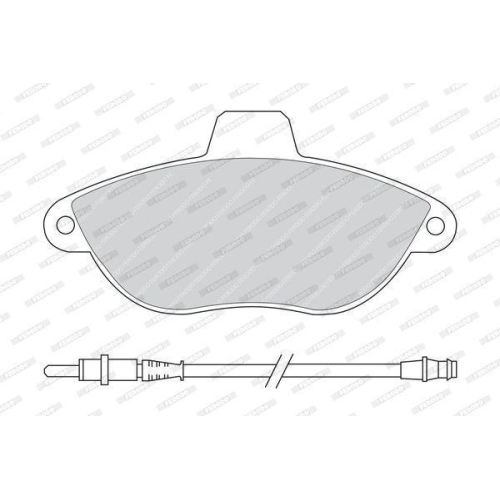 Bremsbelagsatz Scheibenbremse Ferodo FVR1002 Premier Eco Friction f&uuml;r Citro&euml;n
