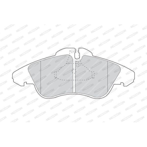 Brake Pad Set Disc Brake Ferodo FVR1038 Premier Eco Friction for Mercedes Benz