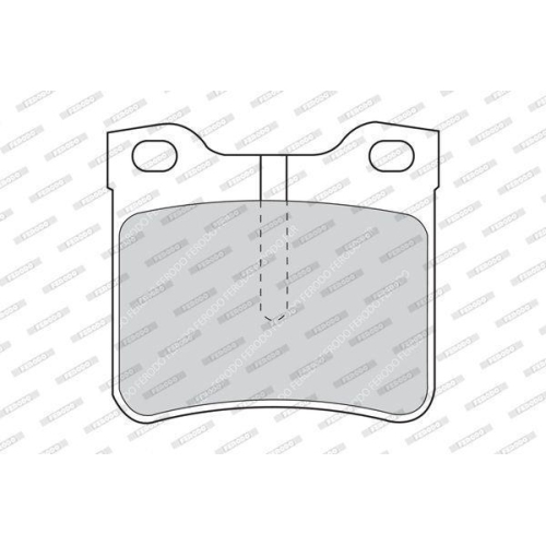 Bremsbelagsatz Scheibenbremse Ferodo FVR1044 Premier Eco Friction f&uuml;r