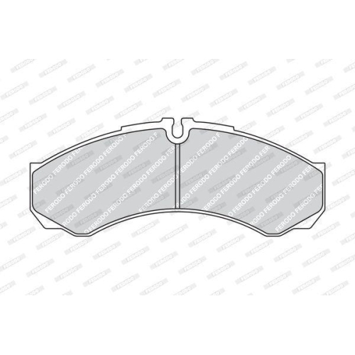 Bremsbelagsatz Scheibenbremse Ferodo FVR1315 Premier Eco Friction f&uuml;r Iveco