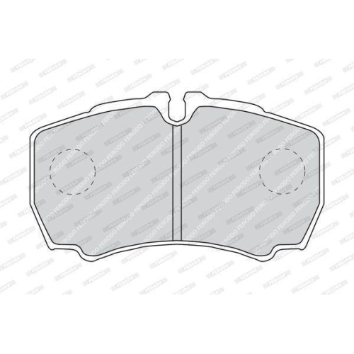 Bremsbelagsatz Scheibenbremse Ferodo FVR1405 Premier Eco Friction f&uuml;r Iveco