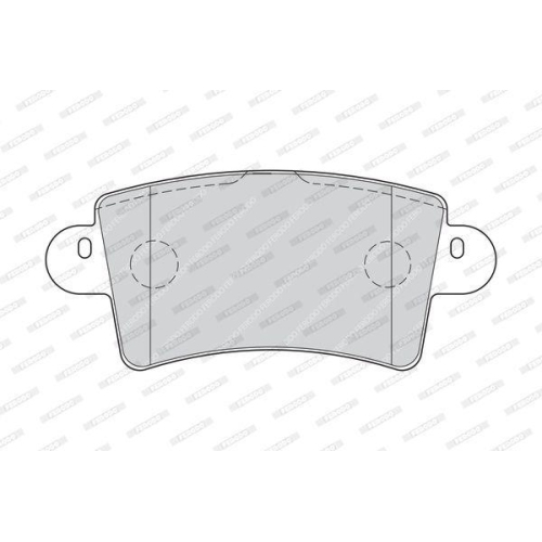 Bremsbelagsatz Scheibenbremse Ferodo FVR1453 Premier Eco Friction f&uuml;r Nissan