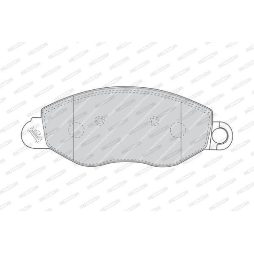Brake Pad Set Disc Brake Ferodo FVR1461 Premier Eco Friction for Ford Front Axle