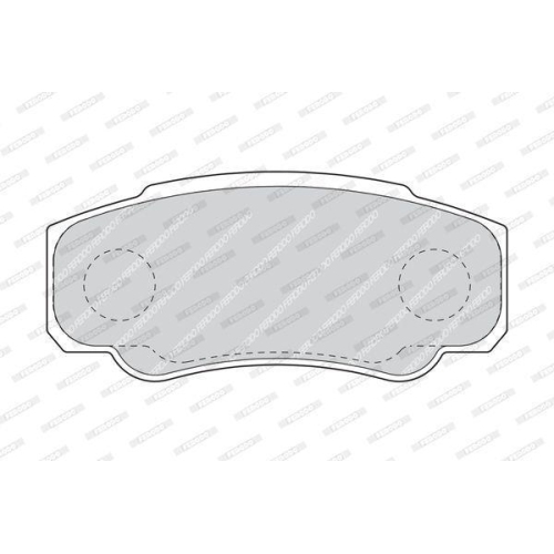 Bremsbelagsatz Scheibenbremse Ferodo FVR1480 Premier Eco Friction f&uuml;r Citro&euml;n