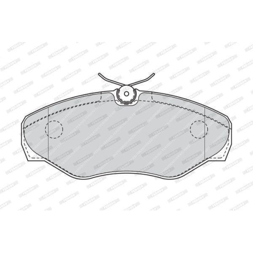 Bremsbelagsatz Scheibenbremse Ferodo FVR1515 Premier Eco Friction für Nissan