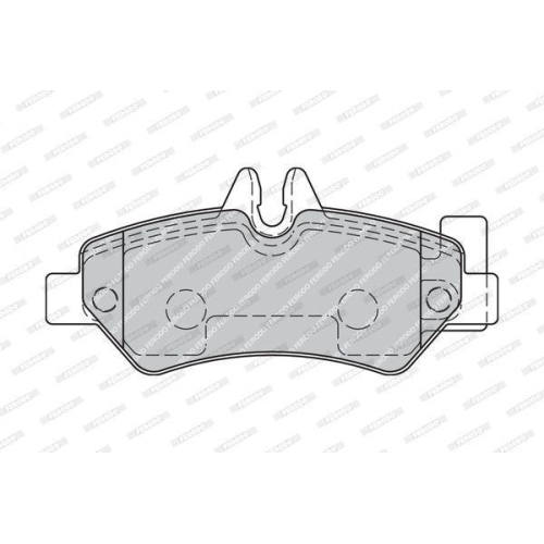 Bremsbelagsatz Scheibenbremse Ferodo FVR1780 Premier Eco Friction f&uuml;r VW