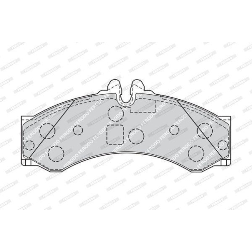 Bremsbelagsatz Scheibenbremse Ferodo FVR1879 Premier Eco Friction f&uuml;r Multicar