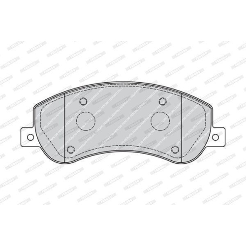 Bremsbelagsatz Scheibenbremse Ferodo FVR1928 Premier Eco Friction f&uuml;r Ford VW