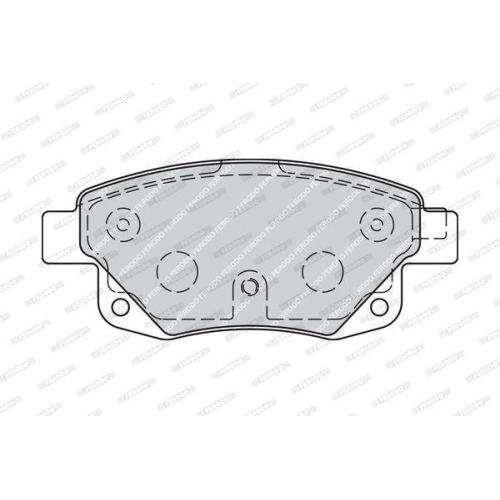Bremsbelagsatz Scheibenbremse Ferodo FVR1930 Premier Eco Friction f&uuml;r Ford