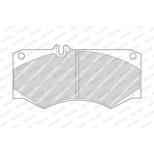 Bremsbelagsatz Scheibenbremse Ferodo FVR239 Premier für Mercedes Benz Puch