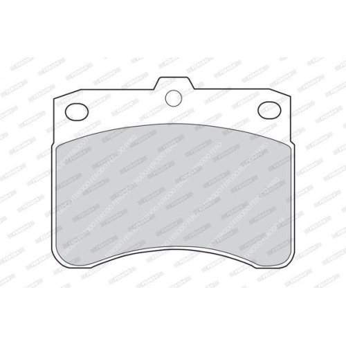 Bremsbelagsatz Scheibenbremse Ferodo FVR549 Premier Eco Friction f&uuml;r Daihatsu