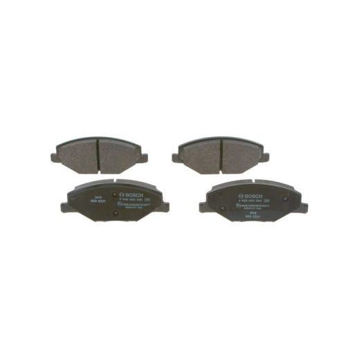 Bremsbelagsatz Scheibenbremse Bosch 0986495390 f&uuml;r Audi Seat Skoda VW