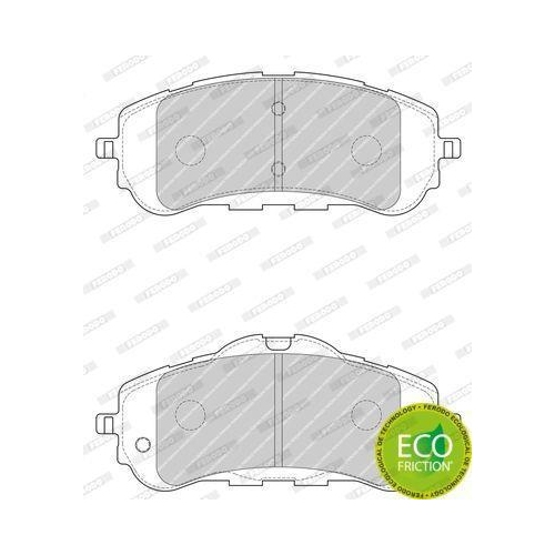 Bremsbelagsatz Scheibenbremse Ferodo FDB4764 Premier Eco Friction f&uuml;r Citro&euml;n