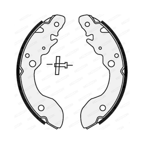 Bremsbackensatz Ferodo FSB579 Premier f&uuml;r Suzuki Hinterachse