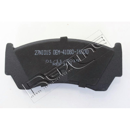 Bremsbelagsatz Scheibenbremse Red-line 27NI015 f&uuml;r Nissan Vorderachse