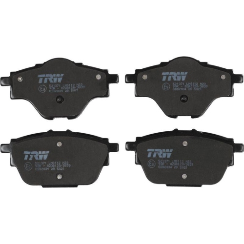Bremsbelagsatz Scheibenbremse Trw GDB2034 Cotec f&uuml;r Vauxhall Citro&euml;n DS Opel
