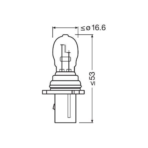 Gl&uuml;hlampe Ams-osram 828 Original f&uuml;r