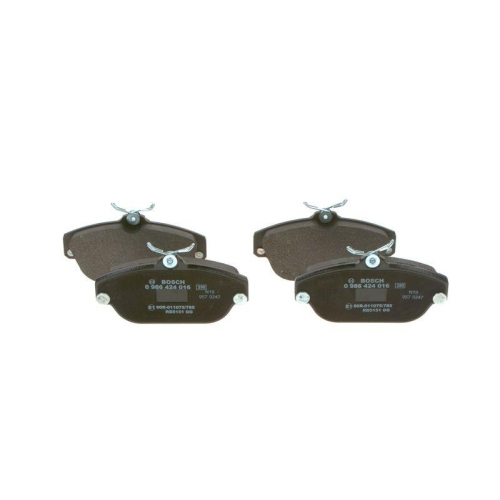 Bremsbelagsatz Scheibenbremse Bosch 0986424016 f&uuml;r Volvo Vorderachse