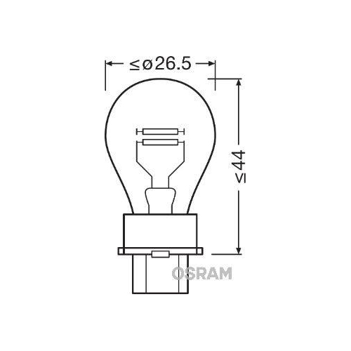 Gl&uuml;hlampe Blinkleuchte Ams-osram 3157 Original f&uuml;r Hinten Vorne